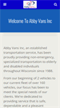 Mobile Screenshot of abbyvans.com